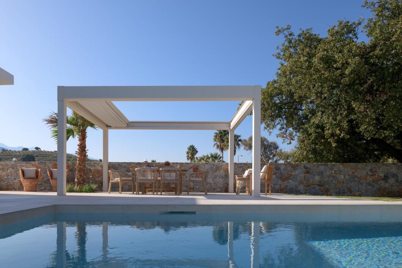 Pelagias Villa Lefka With Heated Pool Mathes Exterior photo